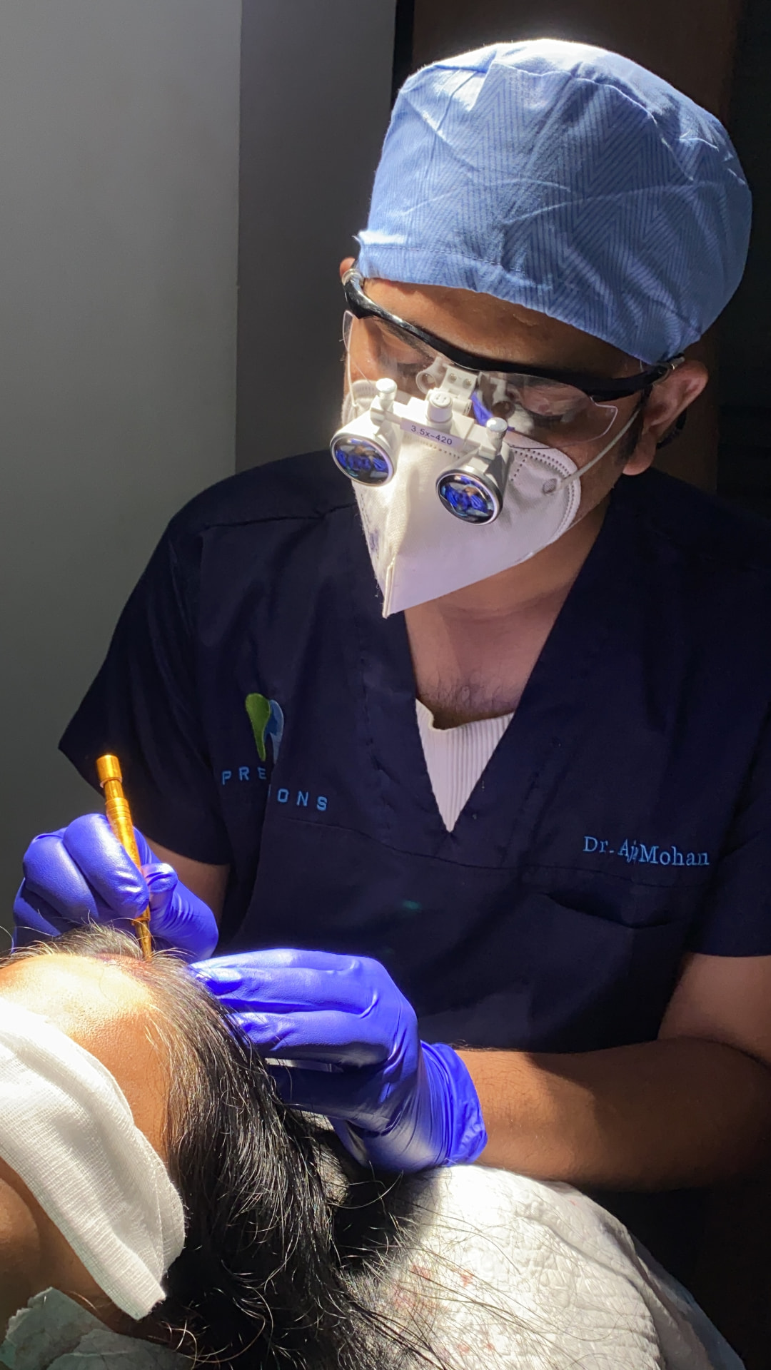 Treatment in progress